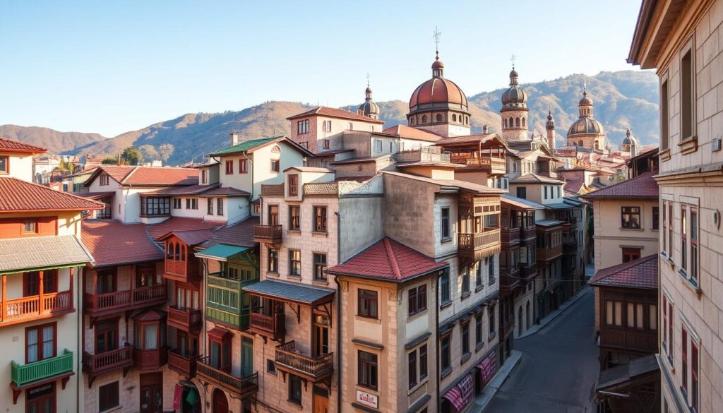 Altstadt von Tiflis Architektur Altstadt von Tiflis Architektur