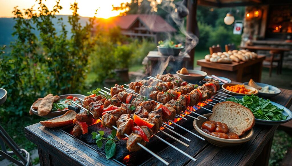 Georgische Fleischgerichte Grilltradition Georgische Fleischgerichte Grilltradition