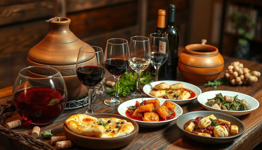 Georgischer Wein Verkostung