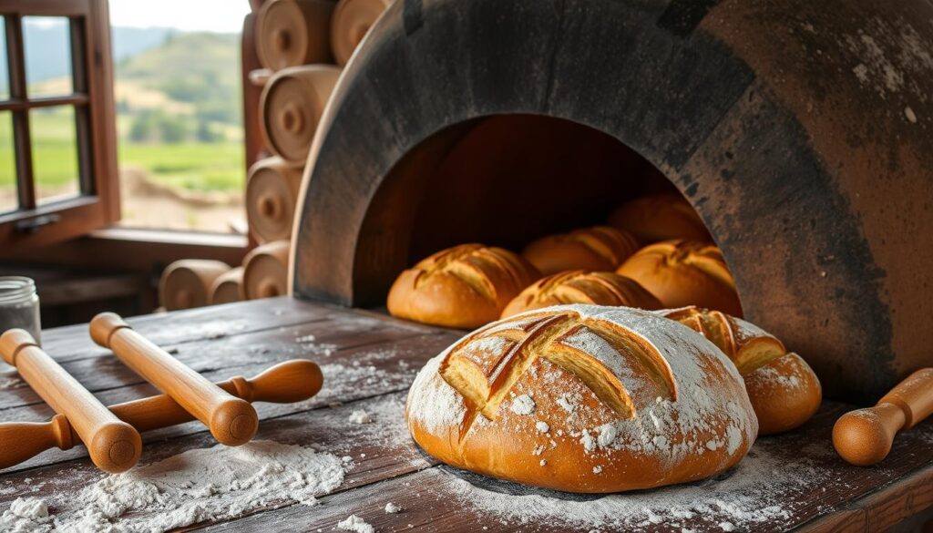 Georgisches Brot Traditionelle Zubereitung Georgisches Brot Traditionelle Zubereitung