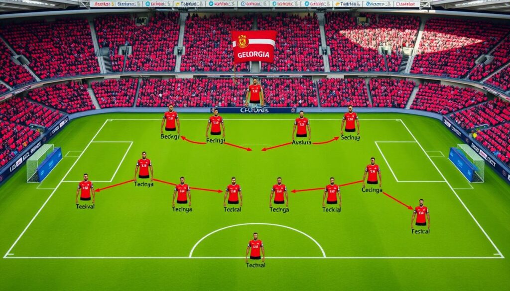 Taktische Aufstellung Fußball Georgien Taktische Aufstellung Fußball Georgien