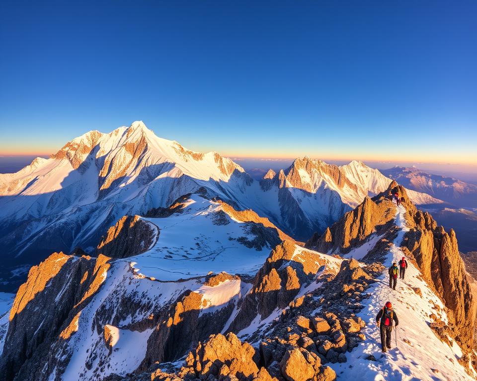 Bergsteigerrouten am Schchara