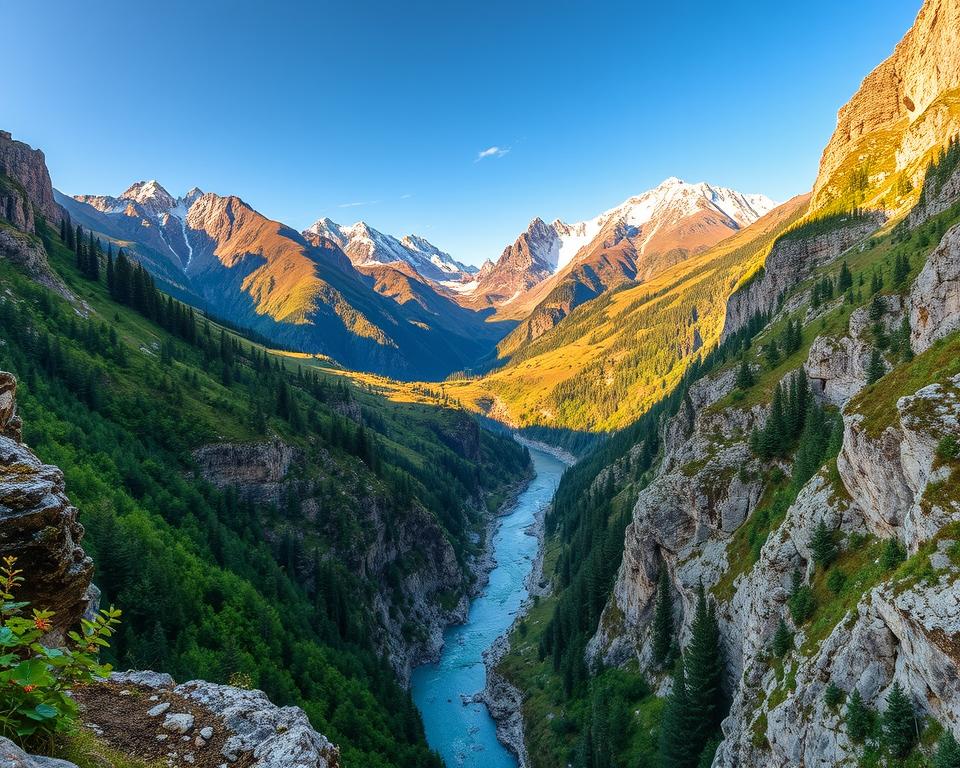 Darialschlucht Klimazonen