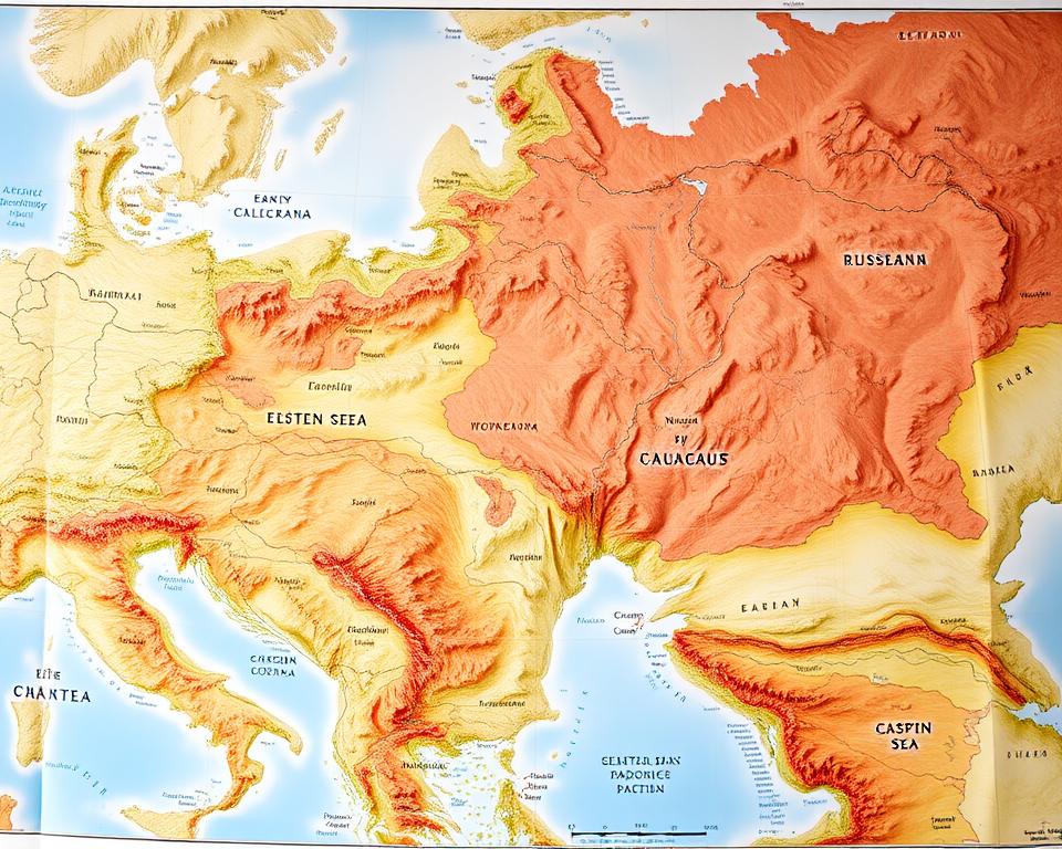Kaukasus geografische Lage