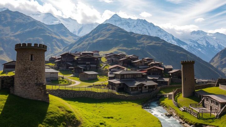Ushguli: Das höchste Bergdorf Europas in Georgien