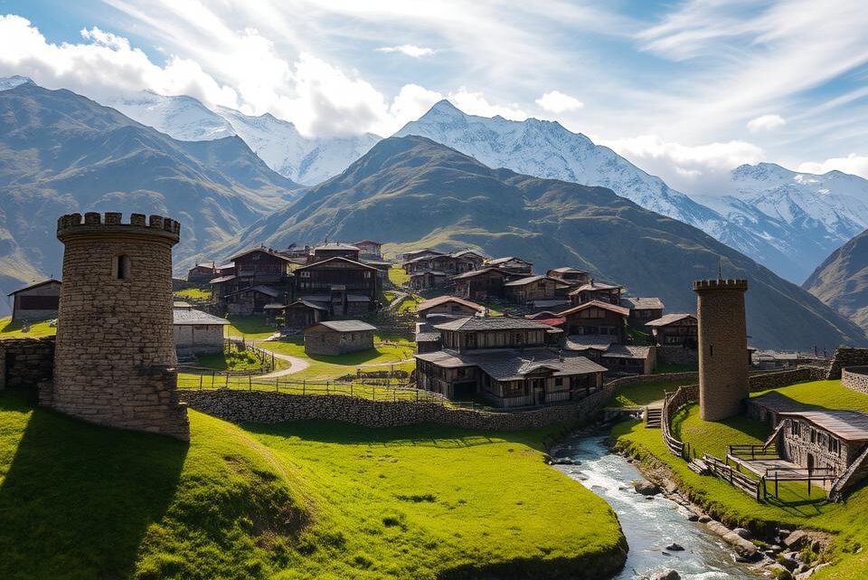 Ushguli: Das höchste Bergdorf Europas in Georgien